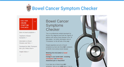 Desktop Screenshot of haveigotbowelcancer.com