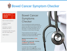 Tablet Screenshot of haveigotbowelcancer.com